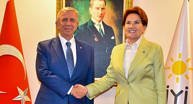 Mansur Yavaş ile Meral Akşener İYİ Parti Genel Merkezi'nde Bir Araya Geldi