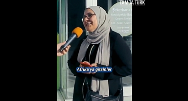 Mecidiyeköy'de Mikrofon Uzatılan Gerici: Açık Giyinenler Kocamı Tahrik Ediyor, Bu Şekilde Hiç Kimse Gezemez