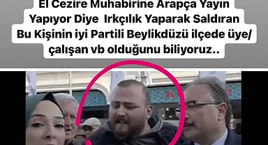 Mürteci Şarlatan El Cezire Muhabirine Tepki Gösteren Türk Gencini Hedef Gösterdi