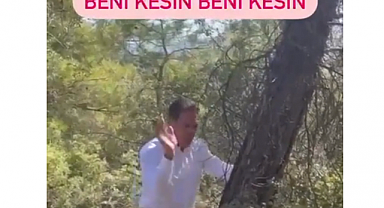 Mustafa Sarıgül Akbelen'de: Beni Kesin Beni