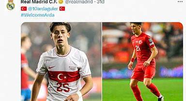 Real Madrid Arda Güler'i Açıkladı: Türk Bayraklı ve Türkçe Paylaşım Yaptı