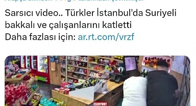 Rusçu Propaganda Kanalı Esenyurt'taki Cinayeti 'Türkler Suriyelileri Öldürdü' Diye Verdi