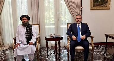 AKP'li Dışişleri Bakanı Fidan, Şeriatçı Terör Örgütü Taliban'ın Başbakan Yardımcısıyla Görüştü