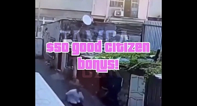 Bekçiden Kaçan Kaçak Göçmeni Bir Vatandaş Çelme Takarak Durdurdu