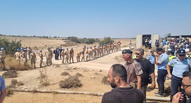 BM'nin Pile-Yiğitler Yolu Çalışmasına Küstah Müdahalesinde 8 KKTC Polisi Yaralandı