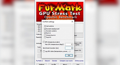 Ekran Kartı Testi için FurMark Yazılımını Kullanabilirsiniz !