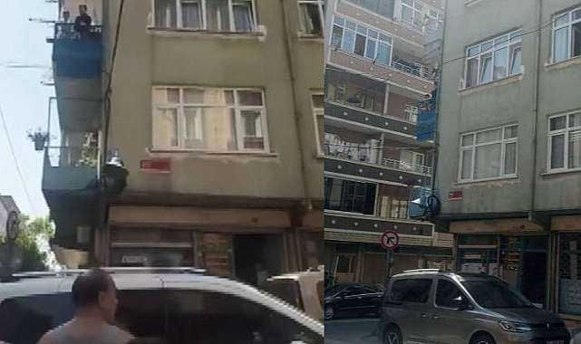 Esenler'de Bir Kadın Balkona Çıkıp 'Beni Bu Adamdan Kurtarın' Diye Bağırdı: Koca Gözaltına Alındı
