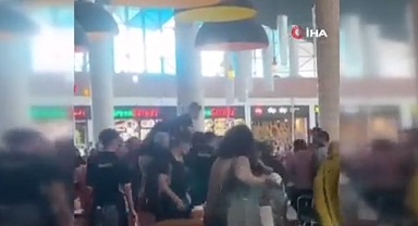 İstanbul'da Çalışanlar ve Göçmenler Arasında Çıkan Kavgada AVM Savaş Alanına Döndü