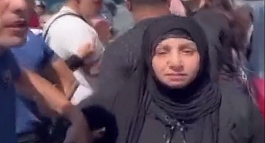 Kazaya Neden Olan Suriyeli Kadın Motosiklet Sürücüsüne Saldırdı