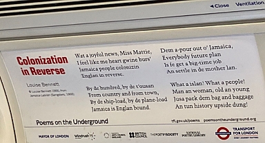 Londra Metrosuna 'Tersine Sömürgeleştirme' Övgüsü Barındıran Şiir Konuldu