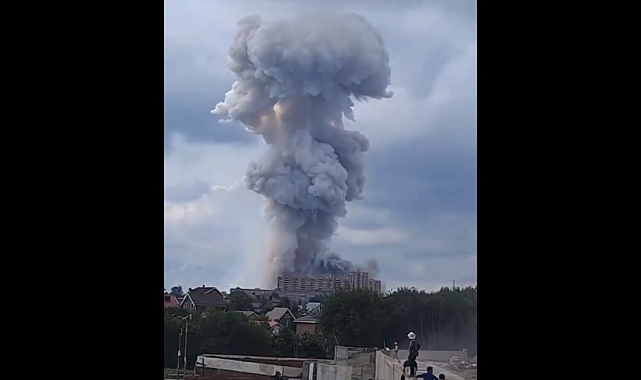Moskova'da Büyük Bir Patlama Meydana Geldi