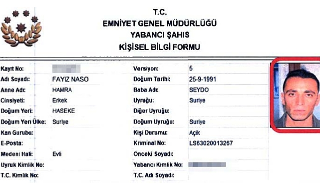 'Sığınmacı' Kisvesiyle 8 Yıldır Türkiye'de Yaşayan Şahıs Kürtçü Terör Örgütünün Yöneticisi Çıktı