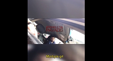 Sivil Polisi Aracına Almayan Taksici: Martıyla Git