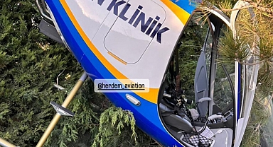 Afyonkarahisar'da Oteller Bölgesine Helikopter Düştü