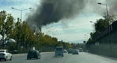 Ankara'da Sanayi Sitesinde Yangın Çıktı