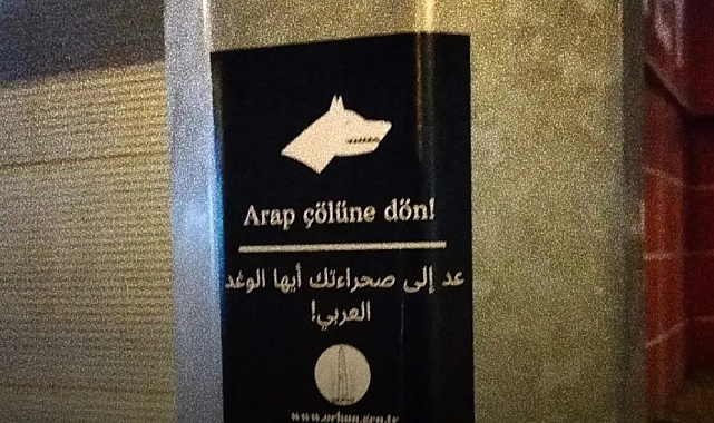 Arap Çölüne Dön Afişi Asan Genç Gözaltına Alındı