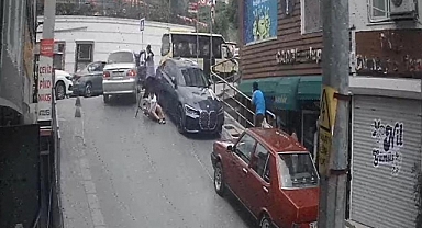 Arnavutköy'de Yola Dökülen Yağlar Vatandaşa Zor Anlar Yaşattı