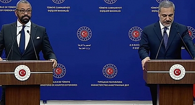 Hakan Fidan, İngiliz Mevkidaşı James Clevery İle Basın Toplantısı Düzenledi