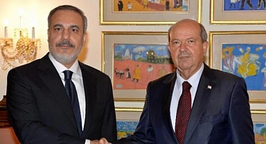 Hakan Fidan, KKTC Cumhurbaşkanı Ersin Tatar ile Görüştü