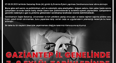 HEKİMSEN'den İş Bırakma Kararı