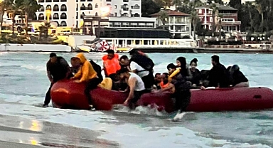 Kuşadası Kadınlar Plajı'na İnen Kaçak Göçmenler, Şehrin Sokaklarına Dağıldı