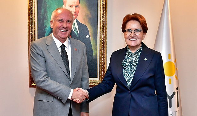 Meral Akşener ve Muharrem İnce İYİ Parti Genel Merkezi'nde Görüştü