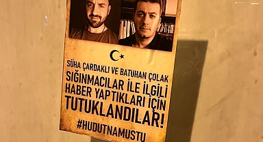 Türk Milliyetçisi Gazeteciler İçin Afiş Yapıştırıldı
