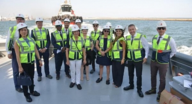 AB Türkiye Delegasyonu Başkanı Mersin Limanı'nı Ziyaret Etti