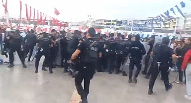 Aydın'da KYK Yurdundaki Asansör Faciasını Protesto Eden Öğrencilere Polis Müdahale Etti