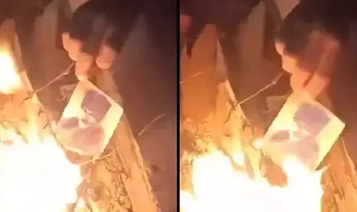 Büyük Atatürk'ün Fotoğrafını Yakan 3 Lise Öğrencisi Cahil Tutuklandı