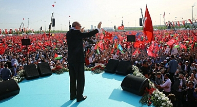 'Büyük Filistin Mitingi'nde Konuşan Erdoğan'dan İsrail'e 'Bir Gece Ansızın' İması