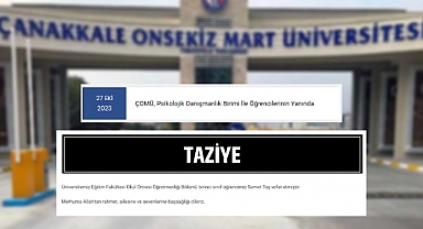 Çanakkale'deki KYK Yurdunda Bir Öğrenci İntihar Etti