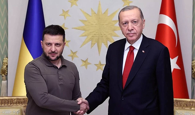 Erdoğan, Ukrayna Devlet Başkanı Zelensky ile Görüştü