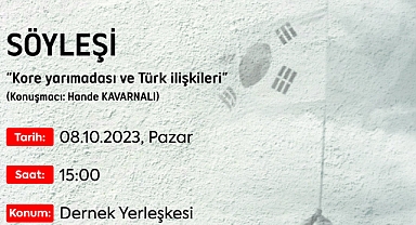 İstanbul'da 'Kore Yarımadası ve Türk İlişkileri' Söyleşisi