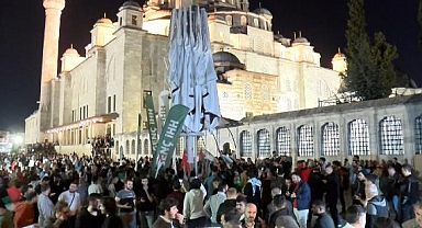 İstanbul Fatih'te 'Filistin' Gösterisi