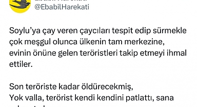 Saldırı Sonrası Soylu'ya Yakın Hesaplardan Organize Paylaşımlar 