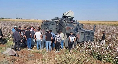 Şanlıurfa'da Zırhlı Araç Tarlaya Devrildi: 3 Asker Yaralandı
