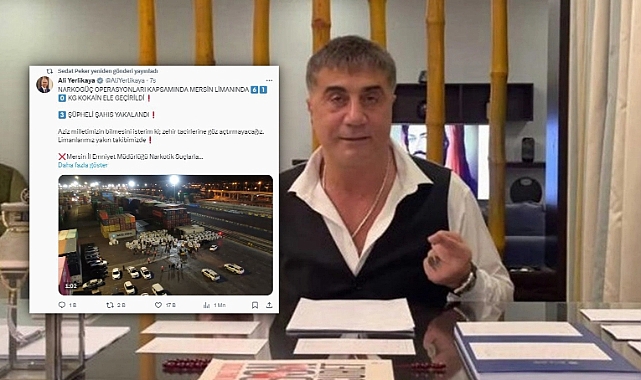 Sedat Peker, AKP'li İçişleri Bakanı Ali Yerlikaya'yı Retweetledi