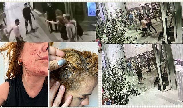 Taksim'de Gece Kulübü Çalışanları Vatandaşa Burada Oturamazsınız Diyerek Saldırdı
