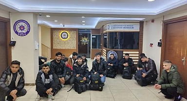 Başakşehir'de 20 Kaçak Göçmen Yakalandı