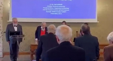 Celal Şengör, Dünyanın En Prestijli Bilim Akademilerinden Accademia dei Lincei'de Atatürk İçin Tüm Üyelerle Saygı Duruşunda Bulundu