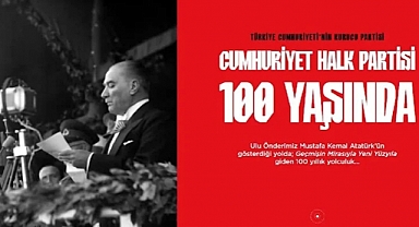 CHP’den 100. Yılına Özel İnternet Sitesi