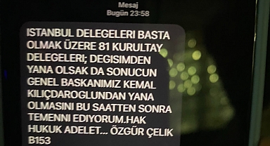 CHP Genel Başkanlık Seçiminde Özgür Çelik Adına 'Sahte Mesaj' Skandalı