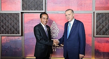 Cumhurbaşkanı Erdoğan, Endonezya Devlet Başkanı ile Bir Araya Geldi