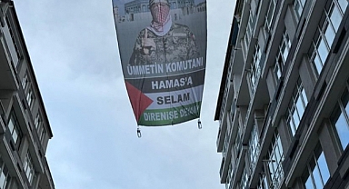 Hamas Sempatizanları Samsun ve Diyarbakır'da Ebu Ubeyde Posterleri Astı