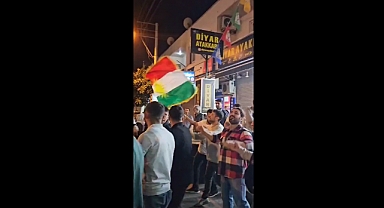 HEDEP'in Mersin Mitinginde Sözde Kürdistan Bayrağı ile Halay Çekildi