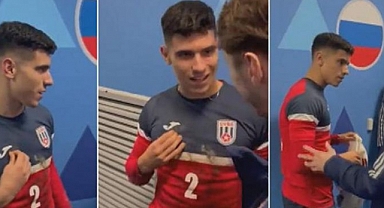 Kübalı Milli Futbolcu Başka Forması Olmadığı İçin Rus Futbolcu ile Formasını Değiştiremedi