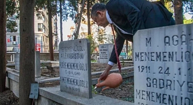 Özgür Özel, Aile Büyüklerinin Mezarını Ziyaret Etti