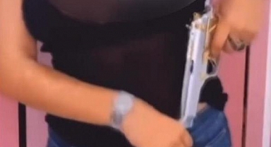 Tabanca ile Çektiği Videoyu Sosyal Medyada Paylaşan Banu Parlak Gözaltına Alındı