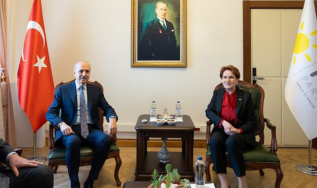 TBMM Başkanı Numan Kurtulmuş, İYİ Parti Lideri Meral Akşener ile Bir Araya Geldi